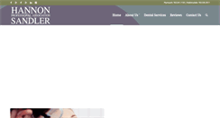 Desktop Screenshot of hannonandsandlerdentistry.com