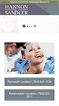 Mobile Screenshot of hannonandsandlerdentistry.com
